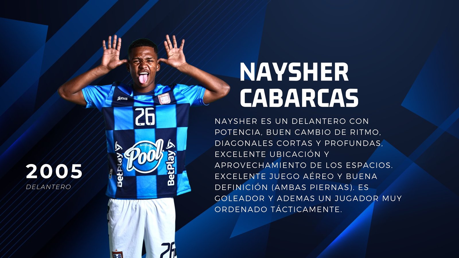 Naysher Cabarcas - perfil deportivo
